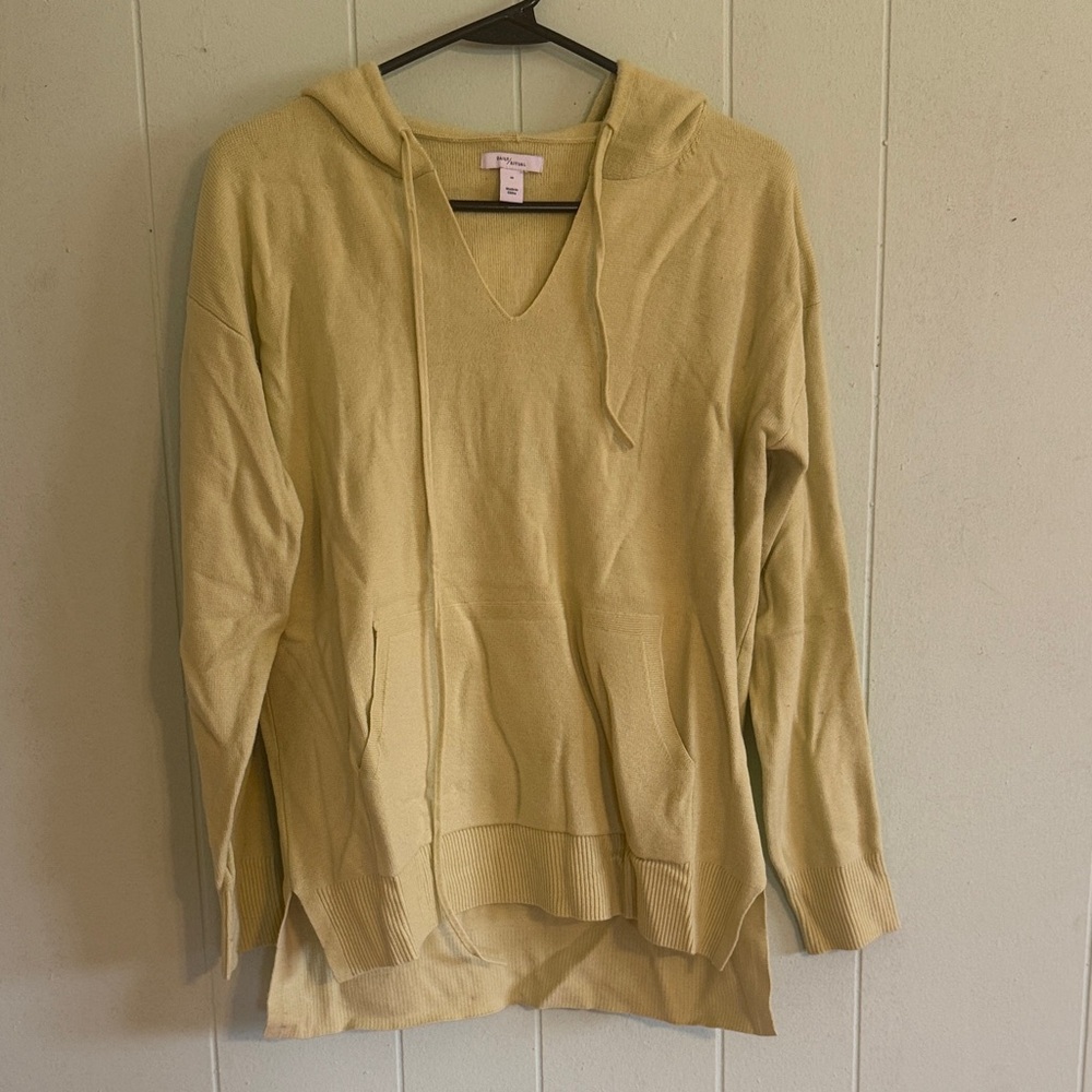 Women's Yellow Hoodie Top